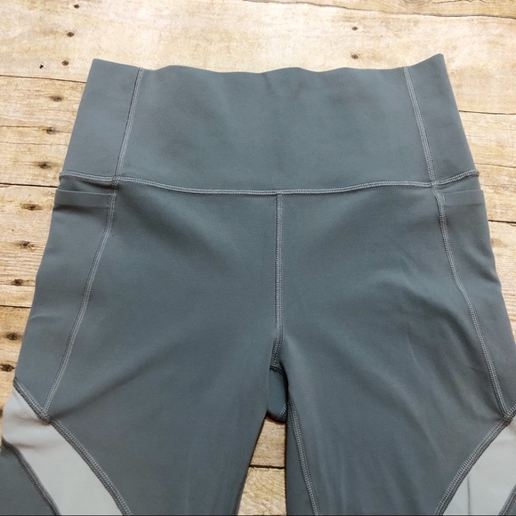 Athleta Salutation Stash Pocket 7/8 Tight Leggings Sage Green - Picture 5 of 13